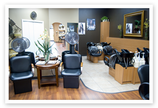 LL Hair Studio Salon shampoo area in Houston, TX